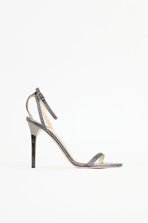 Jimmy Choo Glitter Minny Sandal