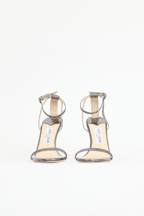 Jimmy Choo Glitter Minny Sandal
