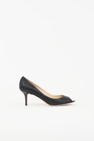 Jimmy Choo Glitter Isabel Pump