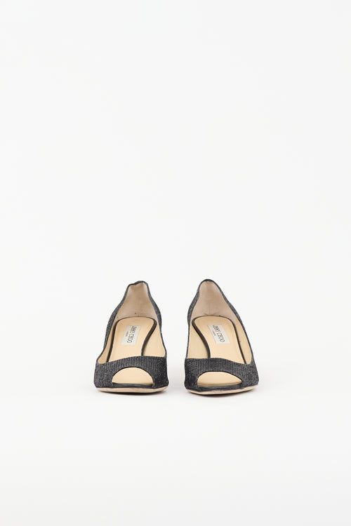 Jimmy Choo Glitter Isabel Pump
