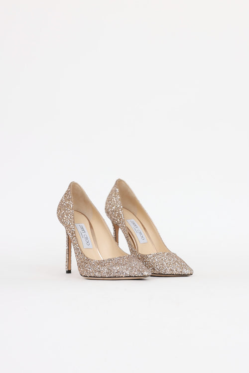 Jimmy Choo Glitter Romy Pump