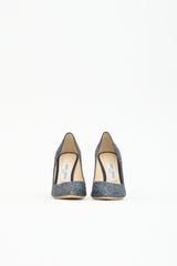 Jimmy Choo Glitter Romy 85 Pump