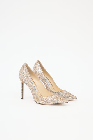 Jimmy Choo Glitter Romy Pump