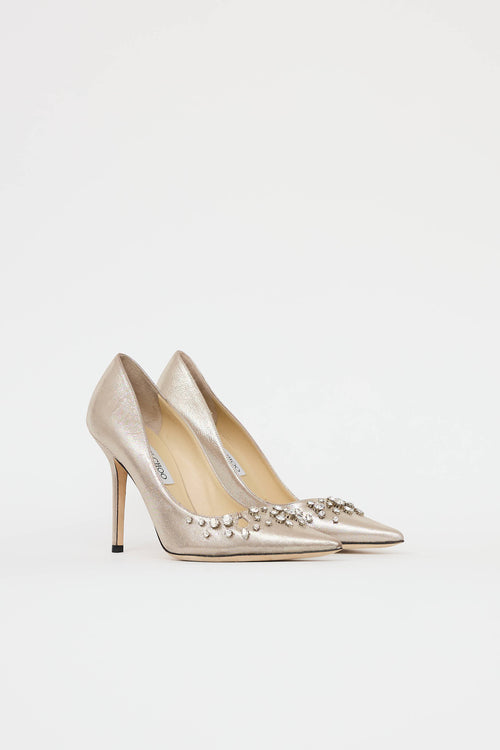 Jimmy Choo Crystal Flick Pump