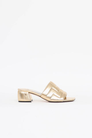 Jimmy Choo Quilted Themis Mule