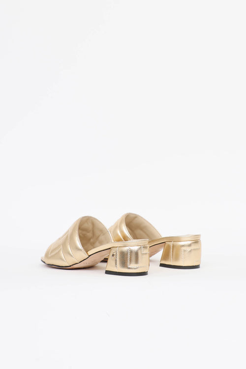 Jimmy Choo Quilted Themis Mule