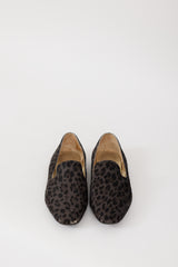 Jimmy Choo Grey & Black Textured Loafer