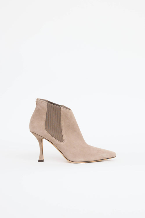 Jimmy Choo Suede Ankle Bootie