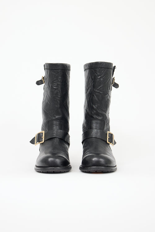 Jimmy Choo Leather Biker II Boot