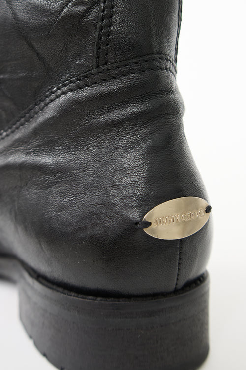 Jimmy Choo Leather Biker II Boot