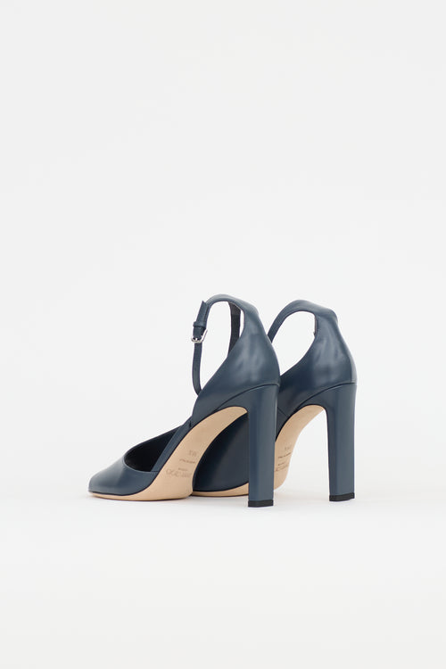 Jimmy Choo Leather D'Orsay Heel