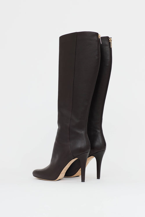 Jimmy Choo Leather Knee High Boot