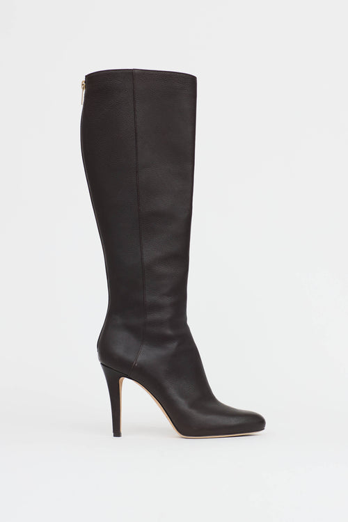 Jimmy Choo Leather Knee High Boot