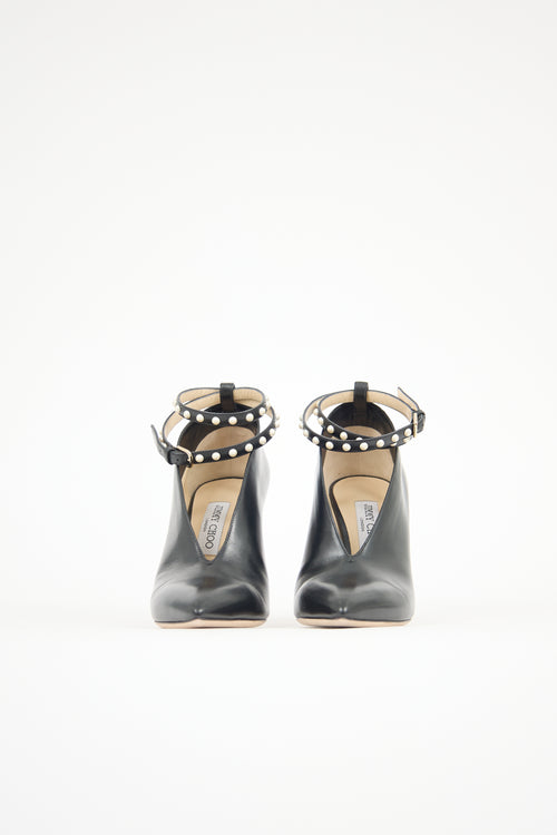Jimmy Choo Leather Lark 100 Heel