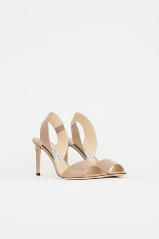 Jimmy Choo Leather Slingback Sandal