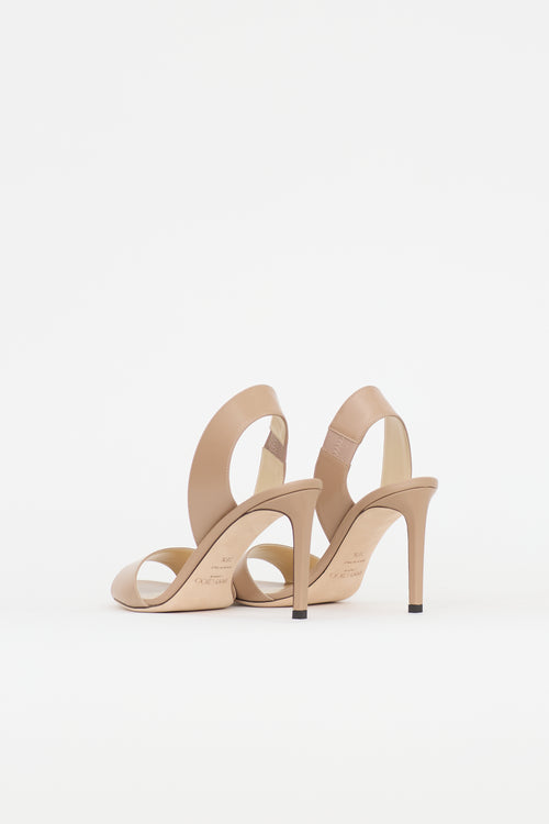 Jimmy Choo Leather Slingback Sandal