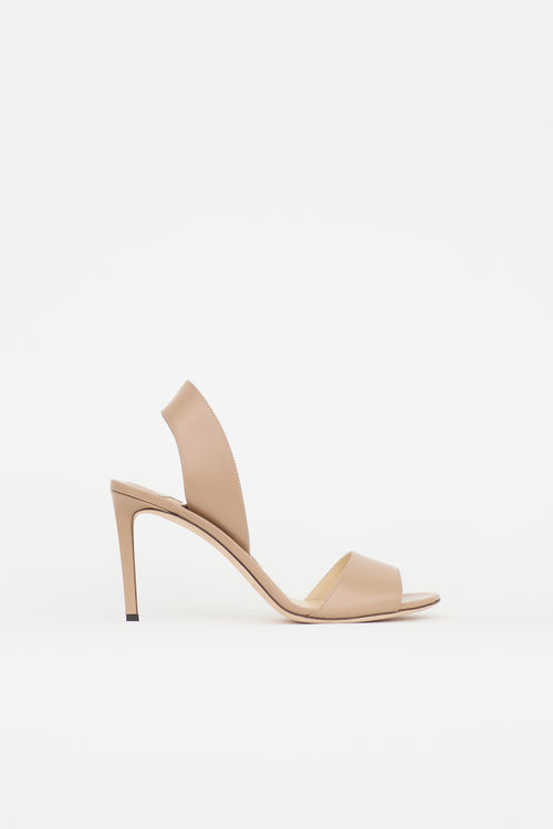 Jimmy Choo Leather Slingback Sandal