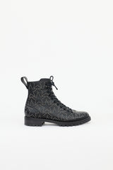 Jimmy Choo Leather Studded Cruz Boot