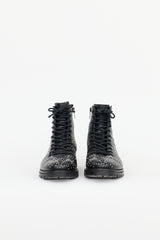 Jimmy Choo Leather Studded Cruz Boot
