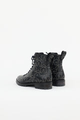 Jimmy Choo Leather Studded Cruz Boot