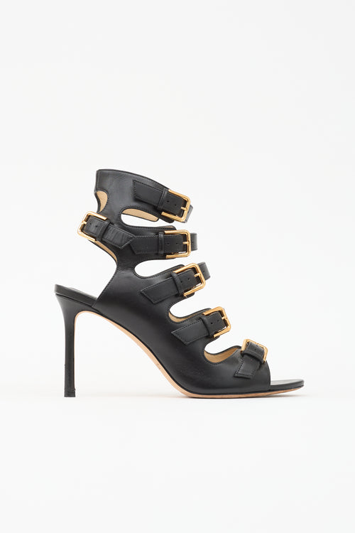 Jimmy Choo Leather Trick 85 Sandal