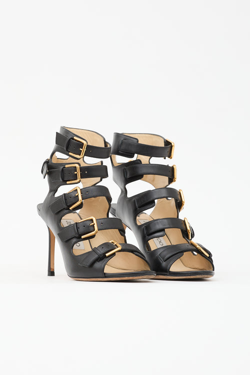 Jimmy Choo Leather Trick 85 Sandal