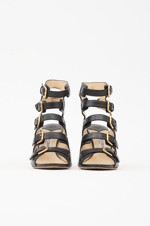 Jimmy Choo Leather Trick 85 Sandal