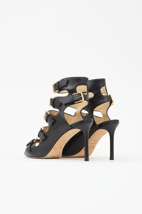 Jimmy Choo Leather Trick 85 Sandal
