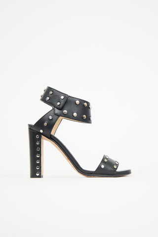 Jimmy Choo Leather Veto Stud  Sandal