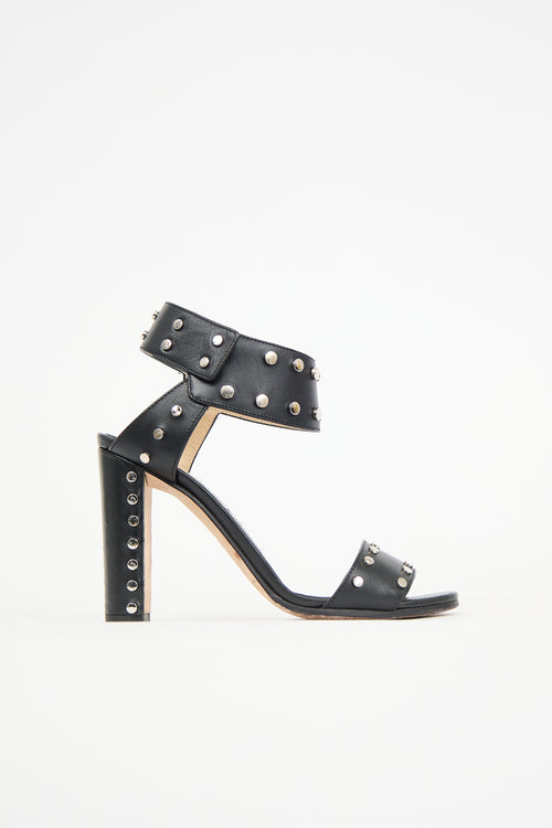 Jimmy Choo Leather Veto Stud  Sandal