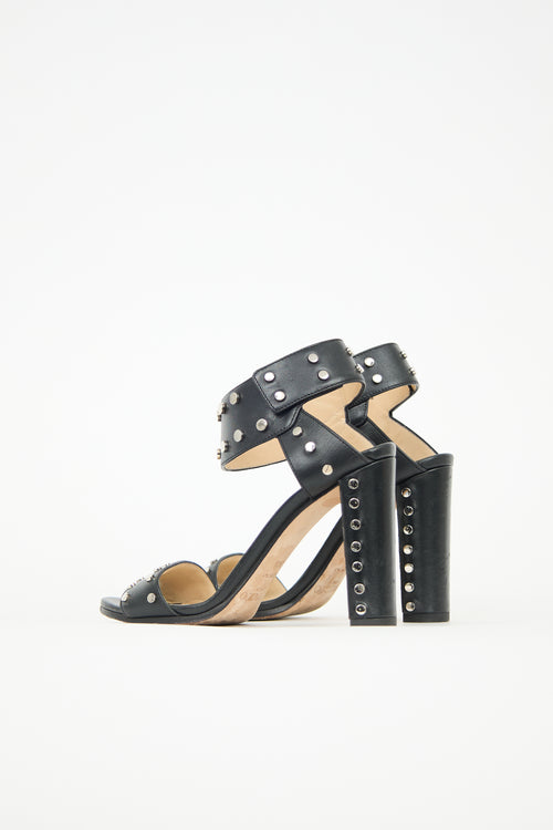 Jimmy Choo Leather Veto Stud  Sandal