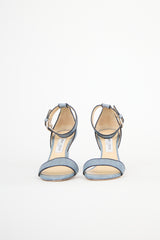 Jimmy Choo Metallic Denim Edina Sandal