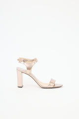 Jimmy Choo Metallic Leather Marine Sandal