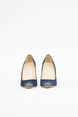 Jimmy Choo Suede Studded  Pump