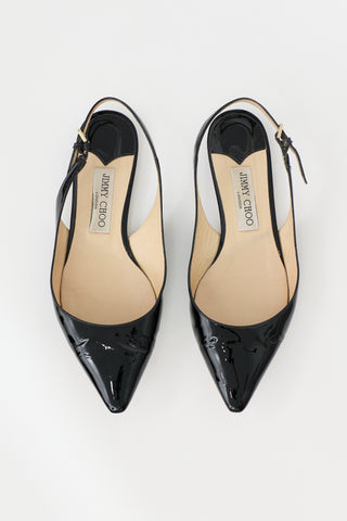 Jimmy Choo Patent Erin Flat