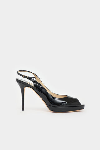 Jimmy Choo Patent Nova Slingback Heel