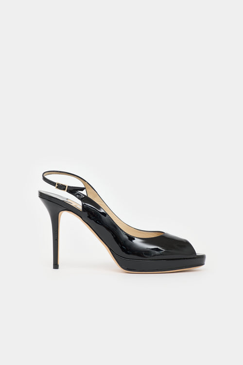Jimmy Choo Patent Nova Slingback Heel