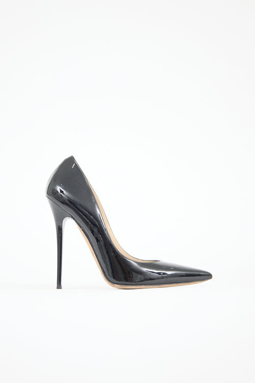 Jimmy Choo Patent Anouk 120 Pump