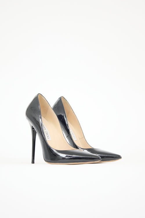 Jimmy Choo Patent Anouk 120 Pump
