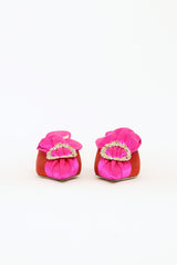 Jimmy Choo Fuchsia & Chilli Lulla 65 Pumps