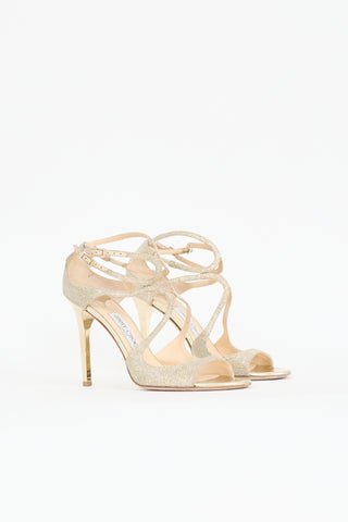 Jimmy Choo Glitter Ivette Sandal