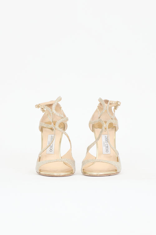 Jimmy Choo Glitter Ivette Sandal