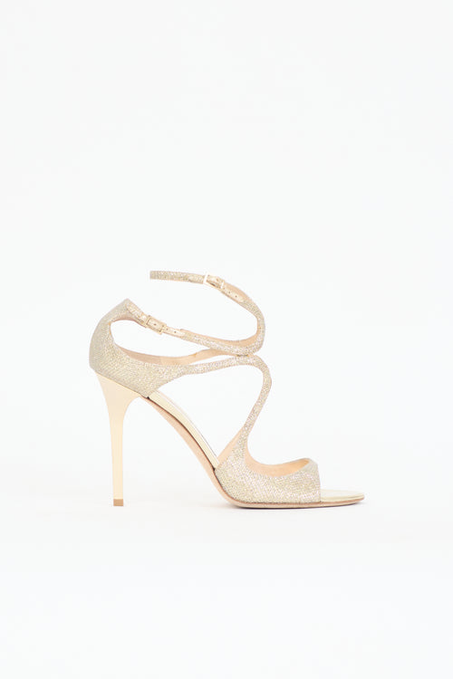 Jimmy Choo Glitter Ivette Sandal