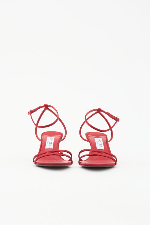 Jimmy Choo Satin 1998 Leo Sandal