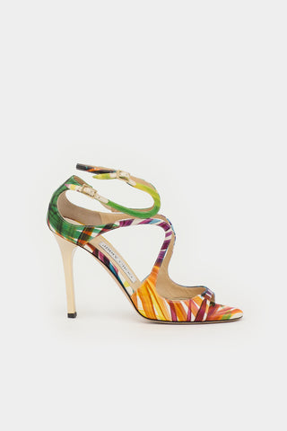 Jimmy Choo Satin Lance Sandal