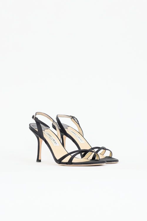 Jimmy Choo Satin Elsy Sandal