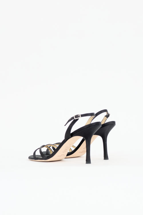 Jimmy Choo Satin Elsy Sandal