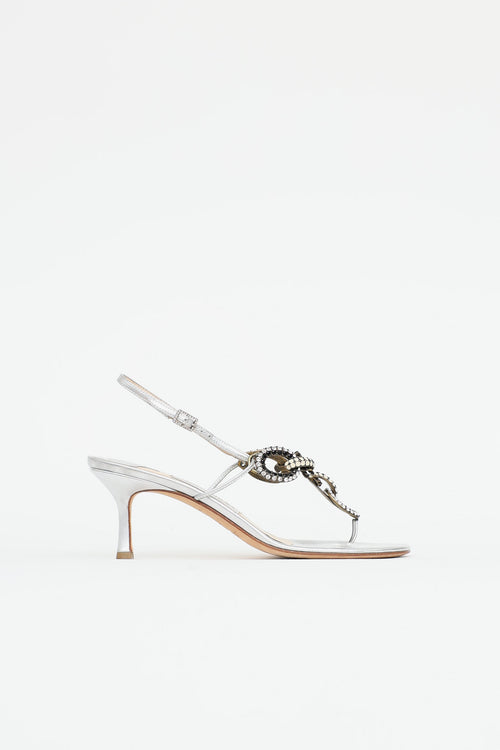 Jimmy ChooCrystal Embellished Sandal