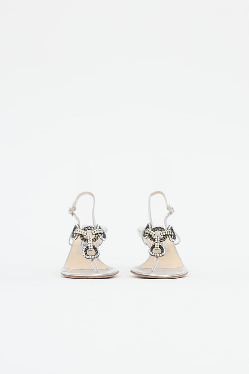 Jimmy ChooCrystal Embellished Sandal
