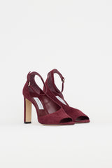 Jimmy Choo Suede D'Orsay Heel